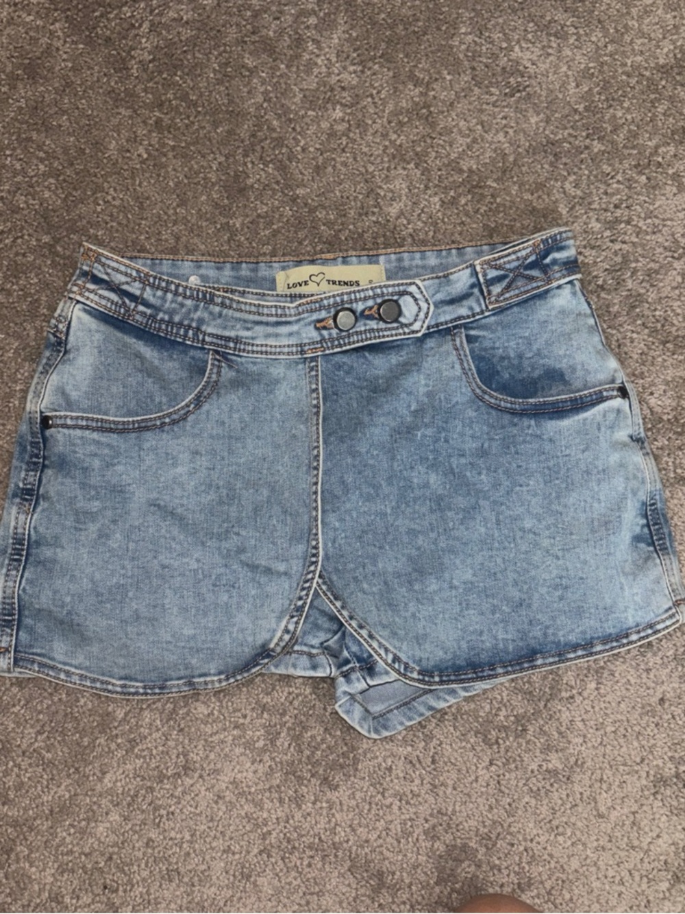 Light Blue Denim Women's Jean Shorts